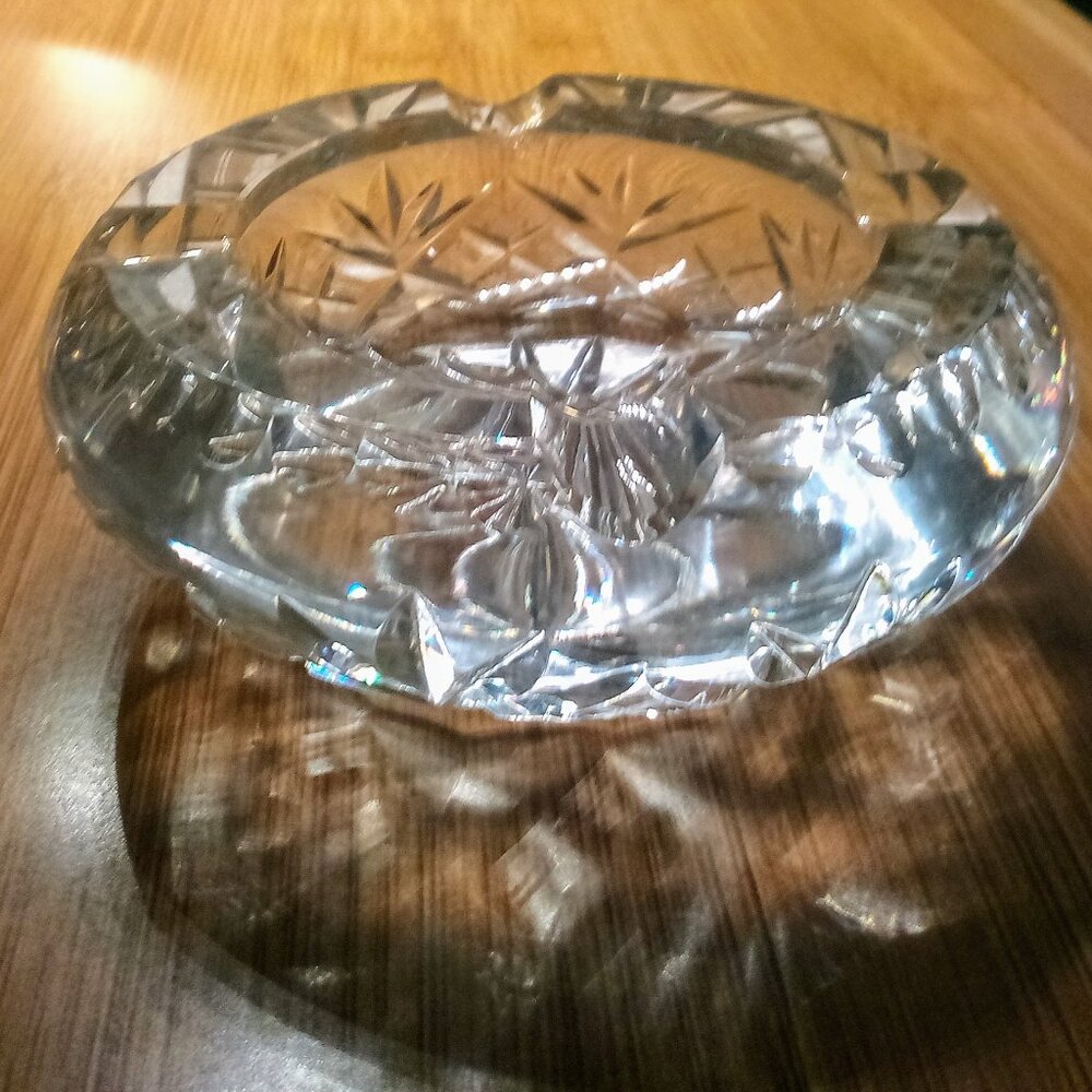 Vintage Royal Scot Crystal Ashtray